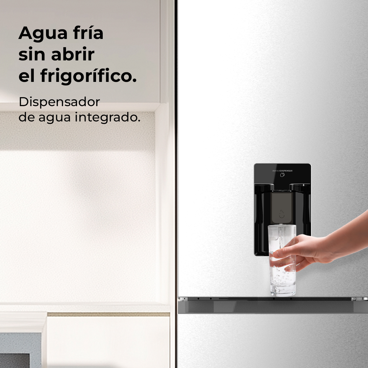 Bolero CoolMarket Combi 296 DF WD Inox | Envío, instalación y retirada RAEE gratis – foto detalle 2